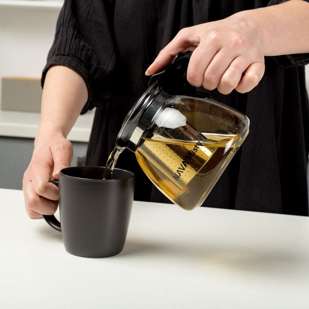 Glass Jug with Removable Infusion Insert and Lid