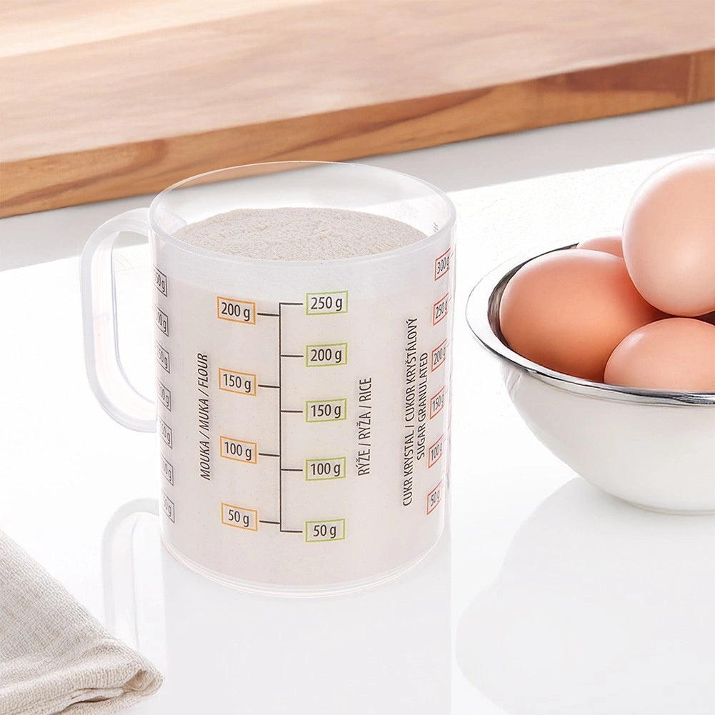 Glass Measuring Jug with Handle, 250ml Capacity