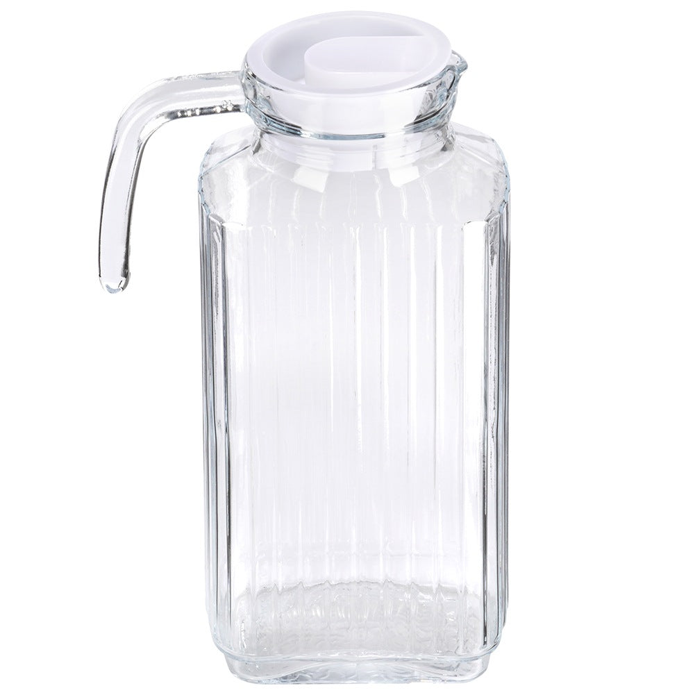 Glass Pitcher with Lid, Narrow, 1.8L for Fridge