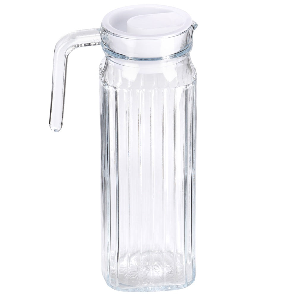 Glass Pitcher with Lid, Narrow, 1L