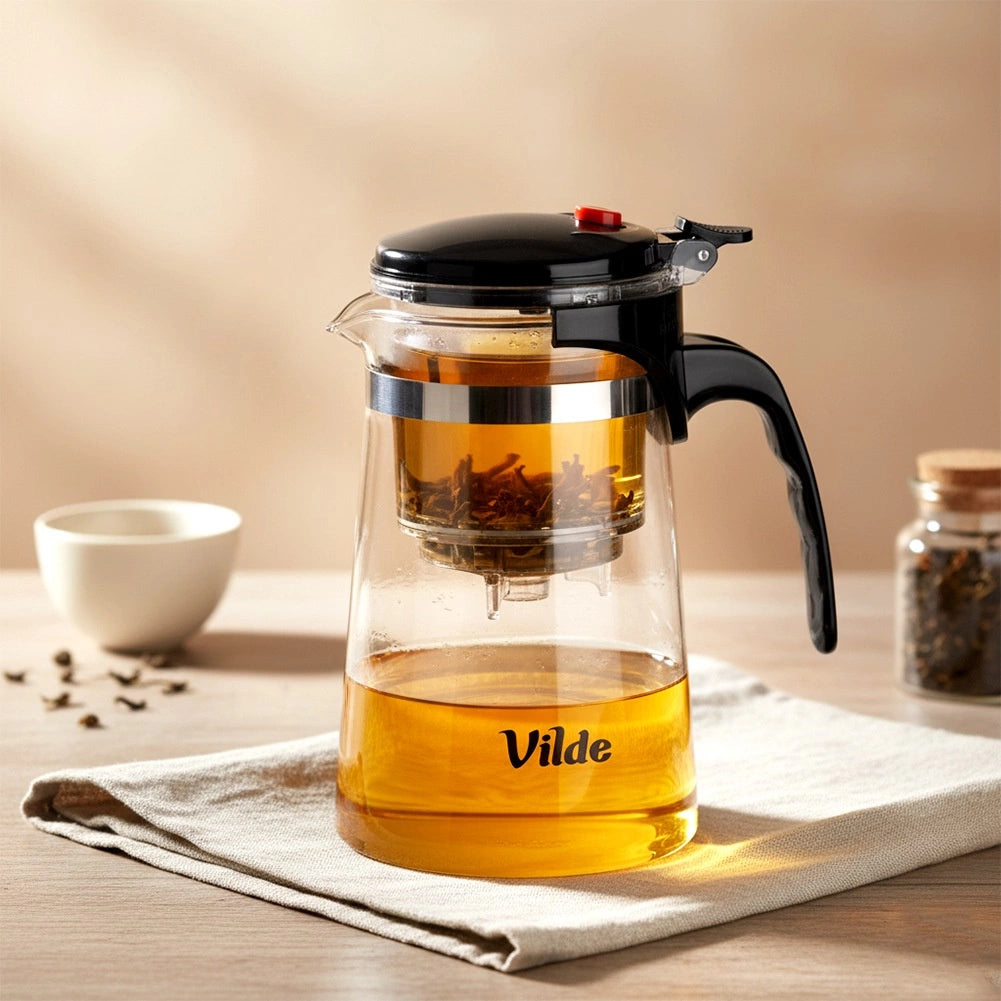 Glass Teapot with Infuser, 680 ml – Borosilicate