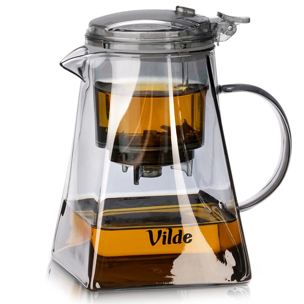 Glass Teapot with Infuser, 880 ml, Borosilicate