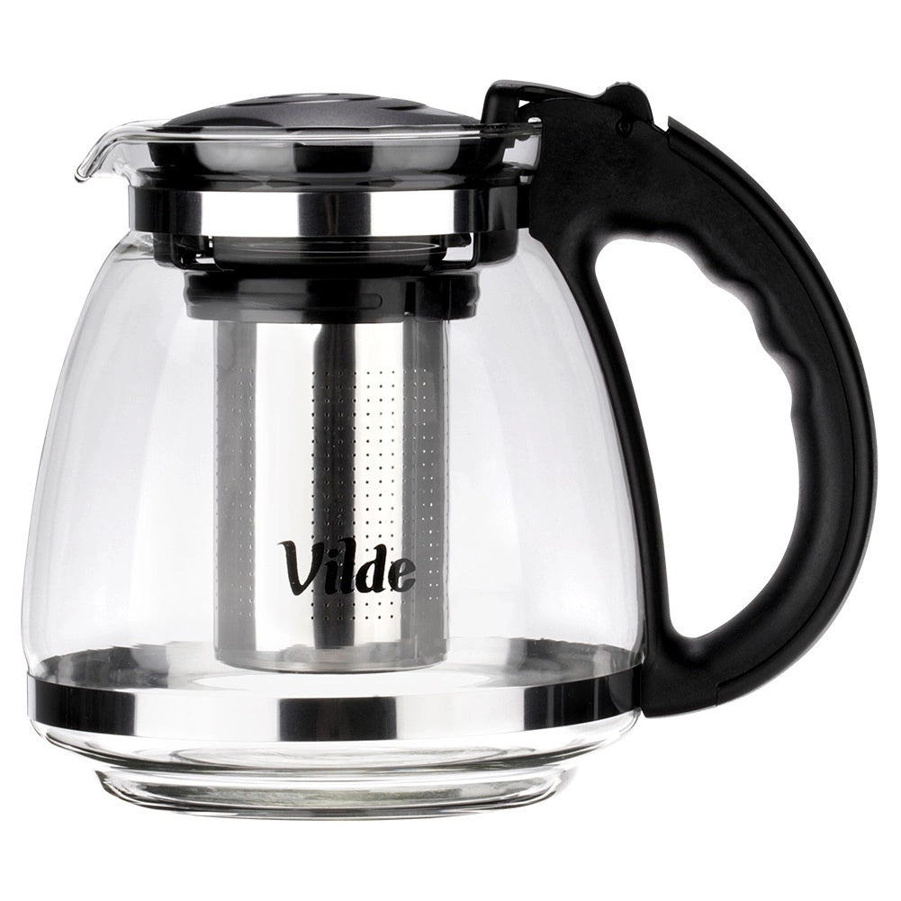 Glass Teapot with Stainless Steel Infuser, 1.5L