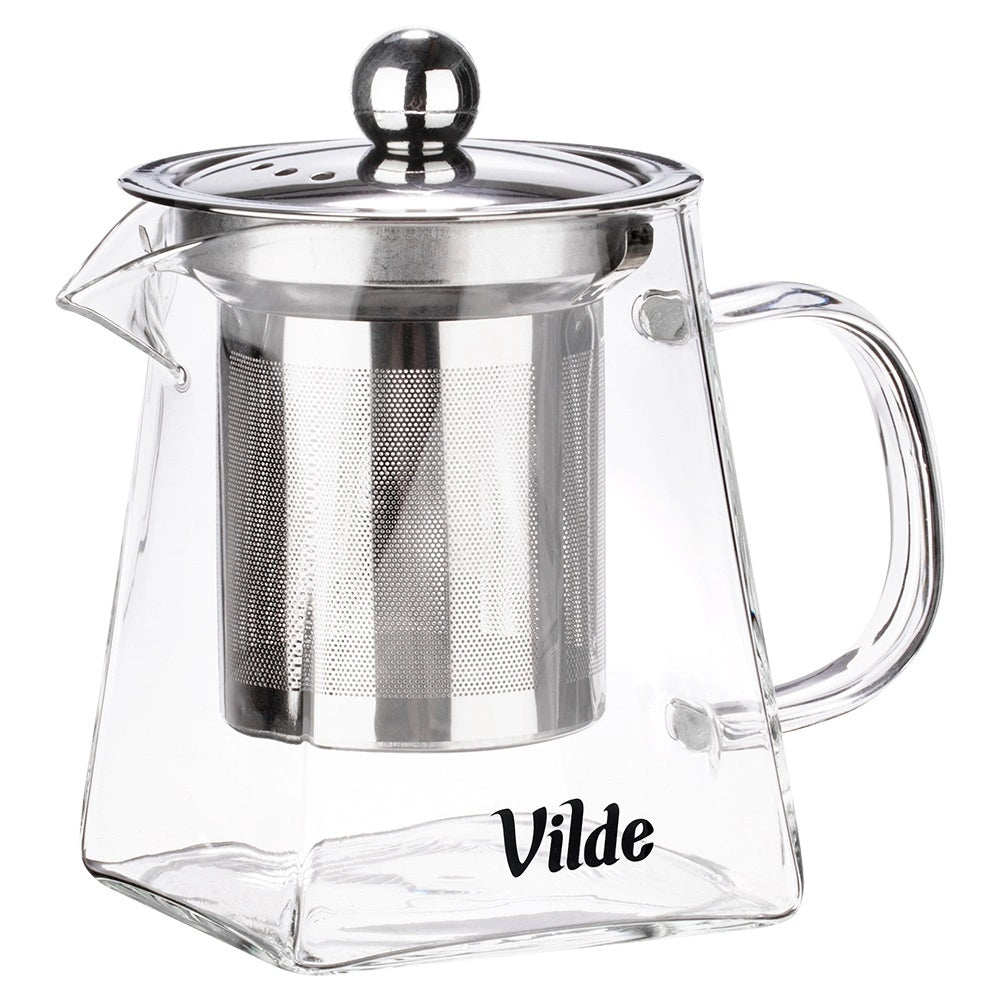 Glass Teapot with Stainless Steel Infuser, 330 ml