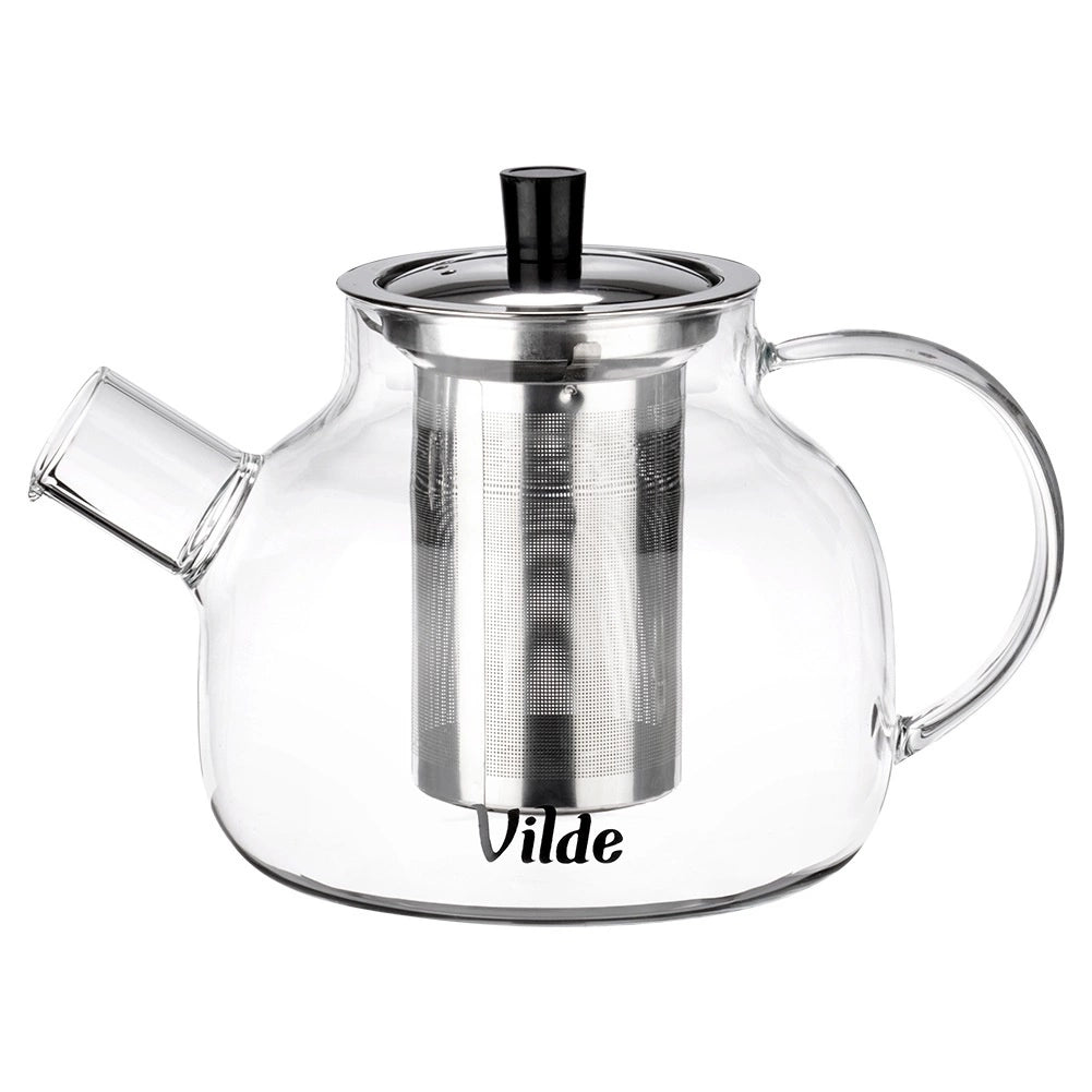 Glass Teapot with Stainless Steel Infuser, 850 ml