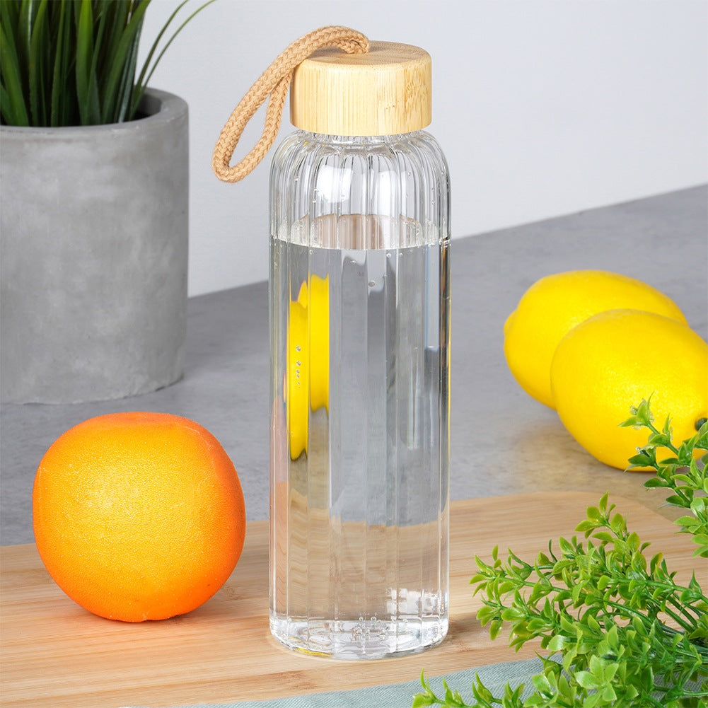 Glass Water Bottle, 500 ml