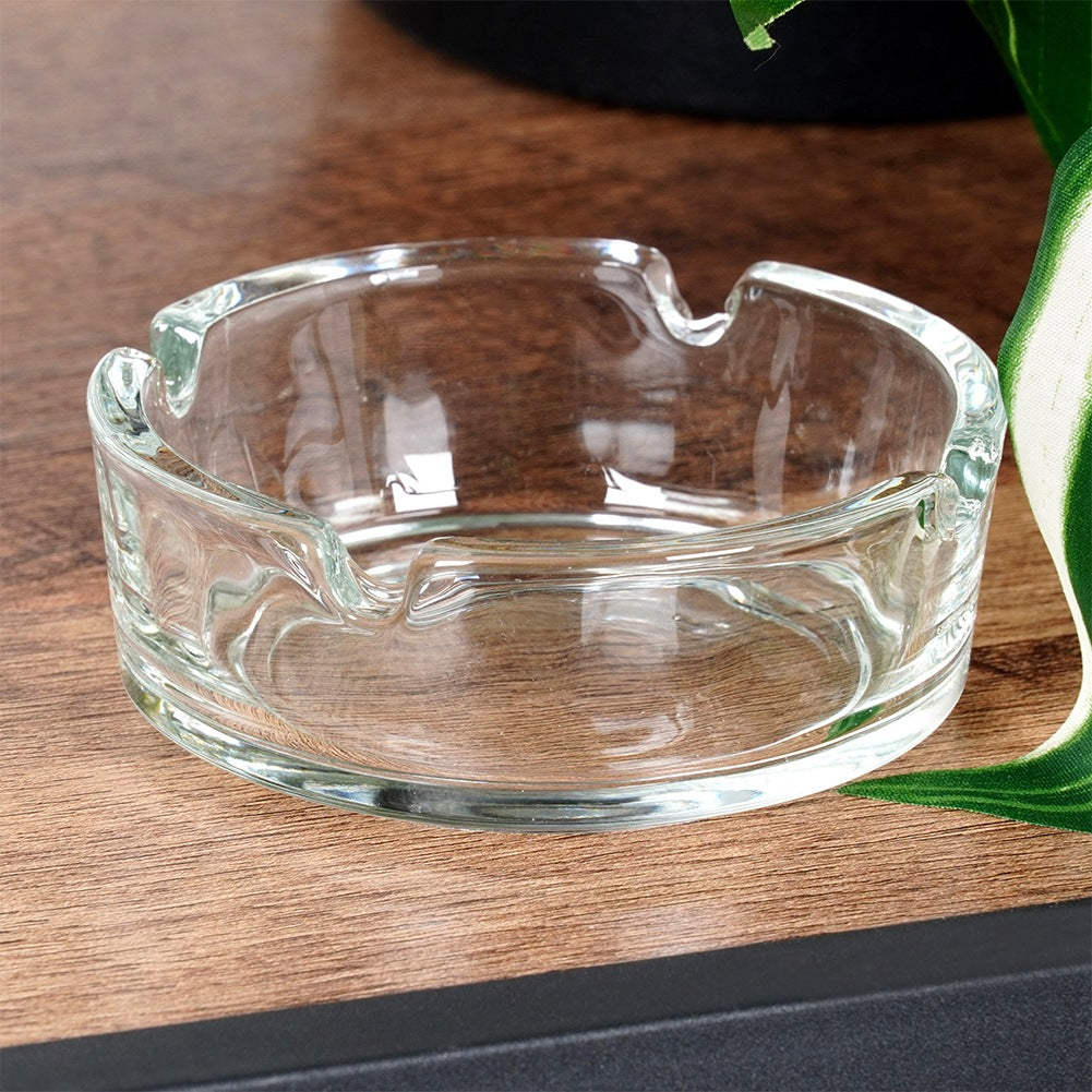 Glass ashtray 8 cm 2 pcs.