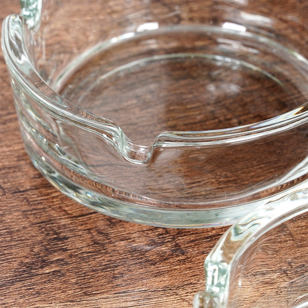Glass ashtray 8 cm 2 pcs.