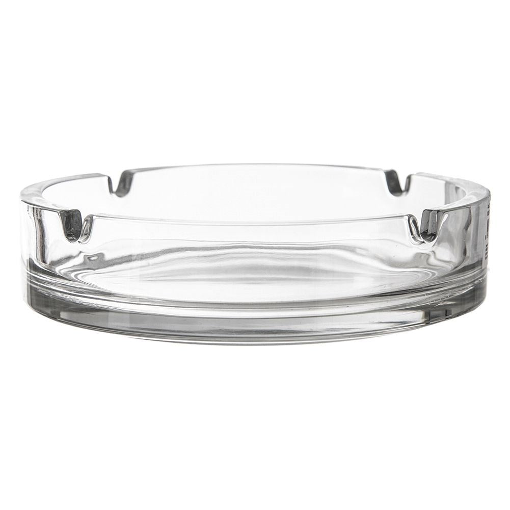 Glass ashtray round 10.5 cm