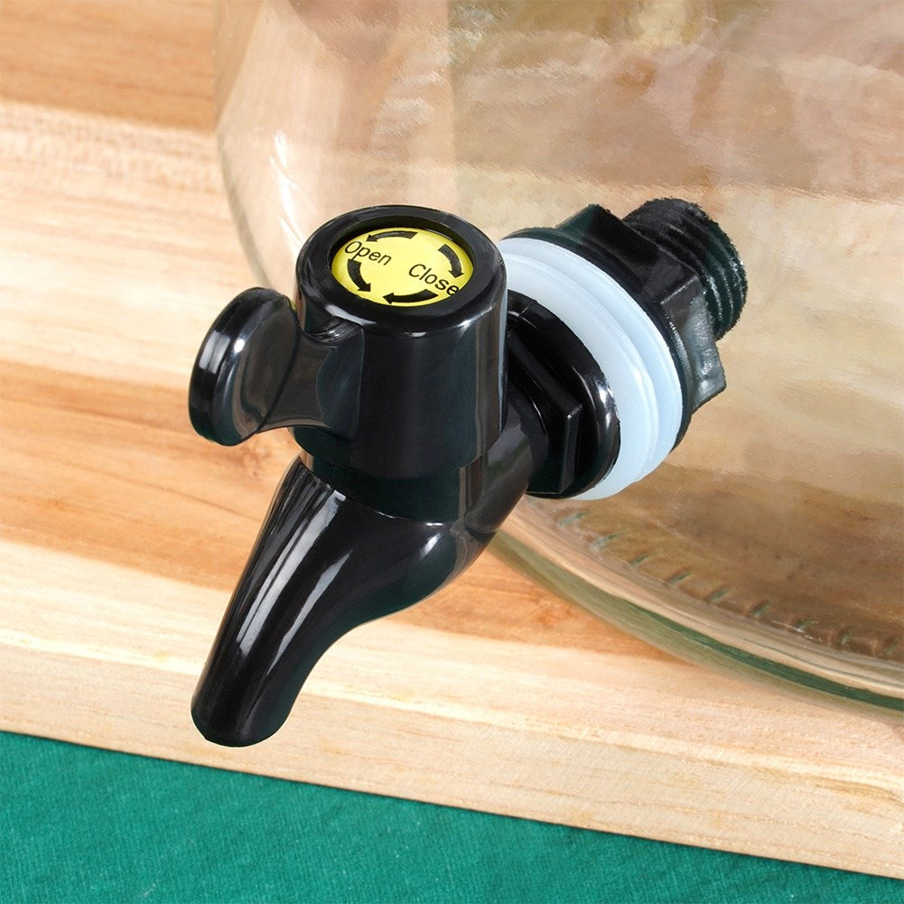 Glass beverage jar with tap 5.2 l