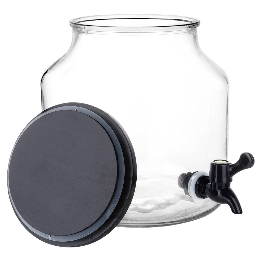 Glass beverage jar with tap 5.2 l