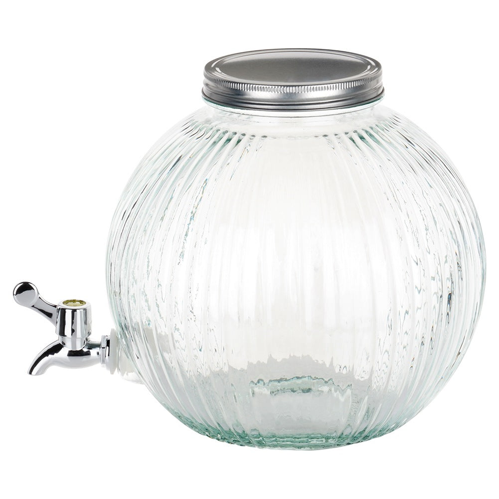 Glass beverage jar with tap 5.5 l