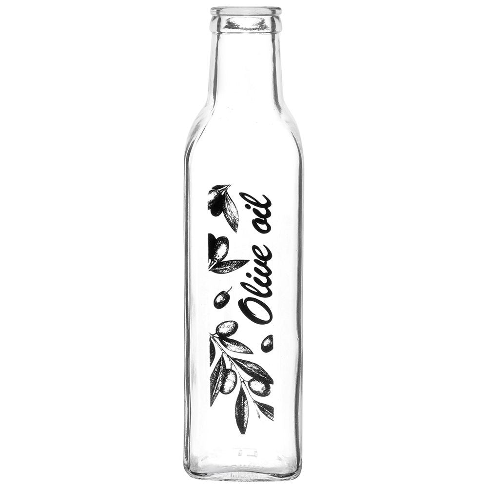 Glass bottle 250 ml with resealable dosage for olive oil