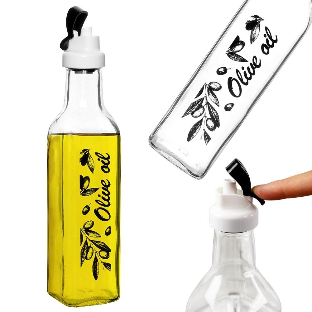 Glass bottle 250 ml with resealable dosage for olive oil