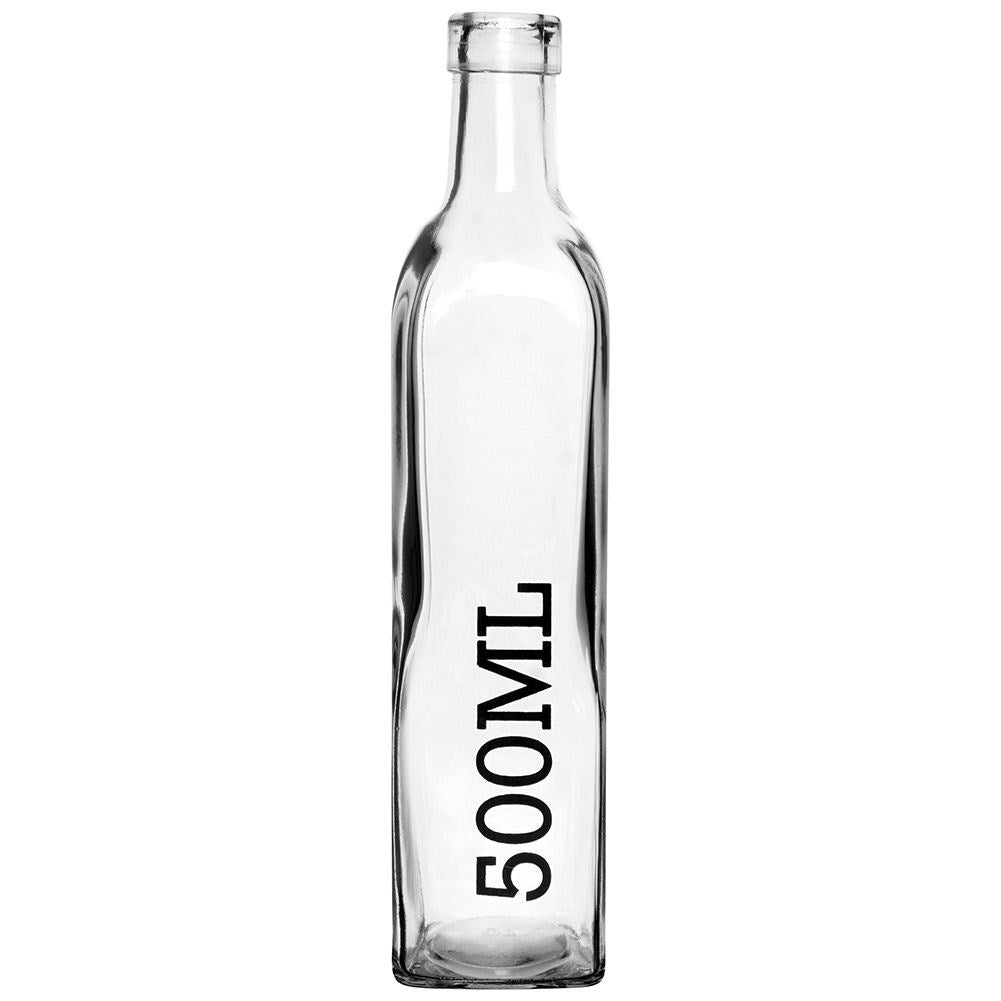 Glass bottle 500 ml with resealable dosage for olive oil
