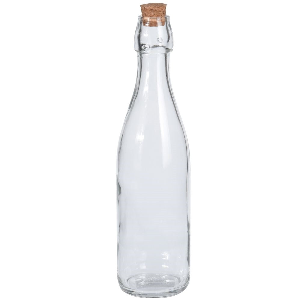 Glass bottle for oil/vinegar - Perfect for garlic & herbs