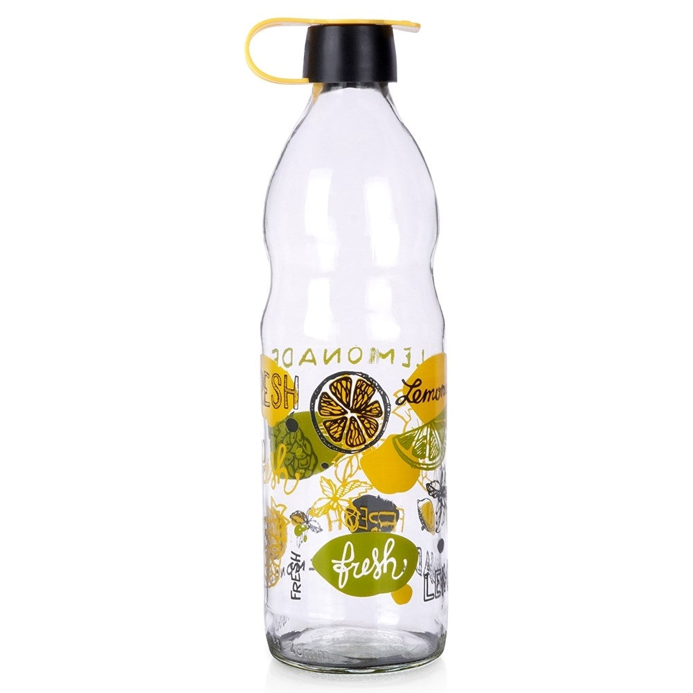 Glass bottle with Citrus motif - Perfect for Lemonade and Juice