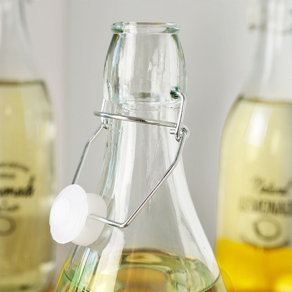 Glass bottle with patent cork - perfect for drinks