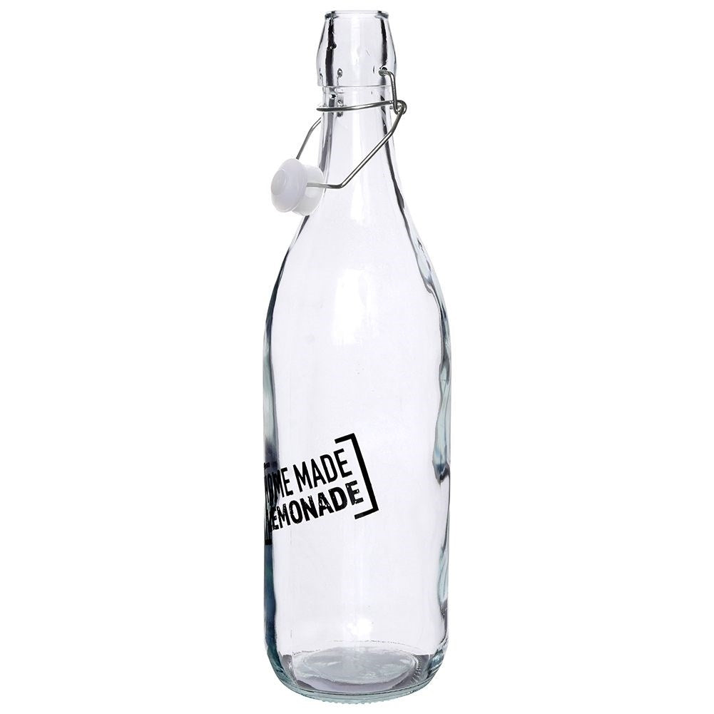 Glass bottle with patent cork - perfect for drinks