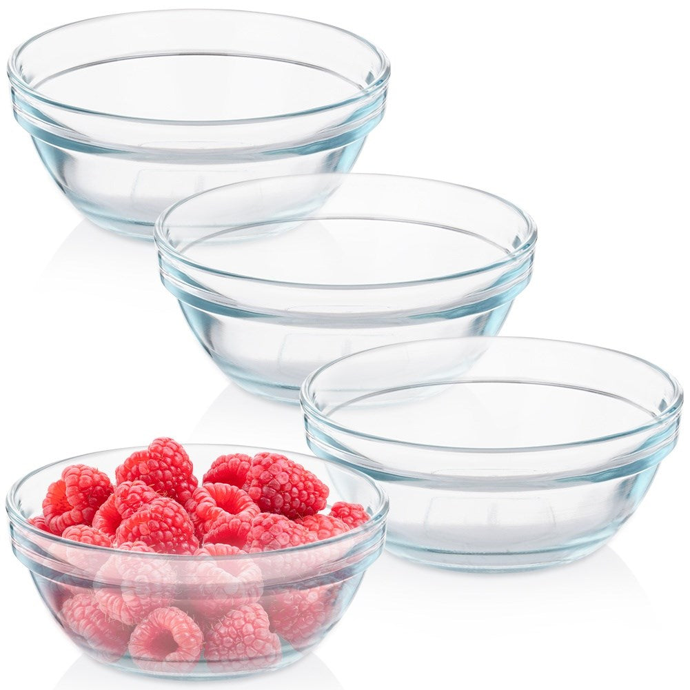 Glass bowls 10.5 cm, 200 ml 4 pcs.