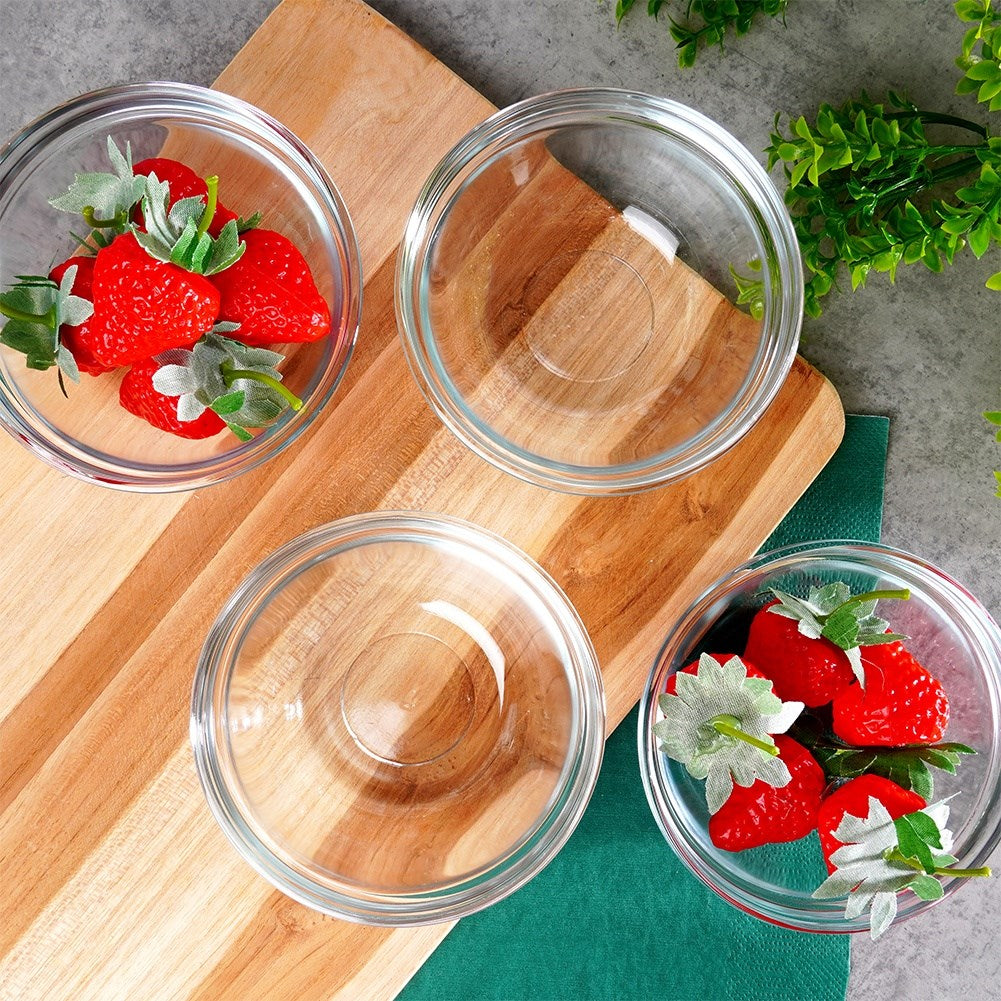 Glass bowls 10.5 cm, 200 ml 4 pcs.