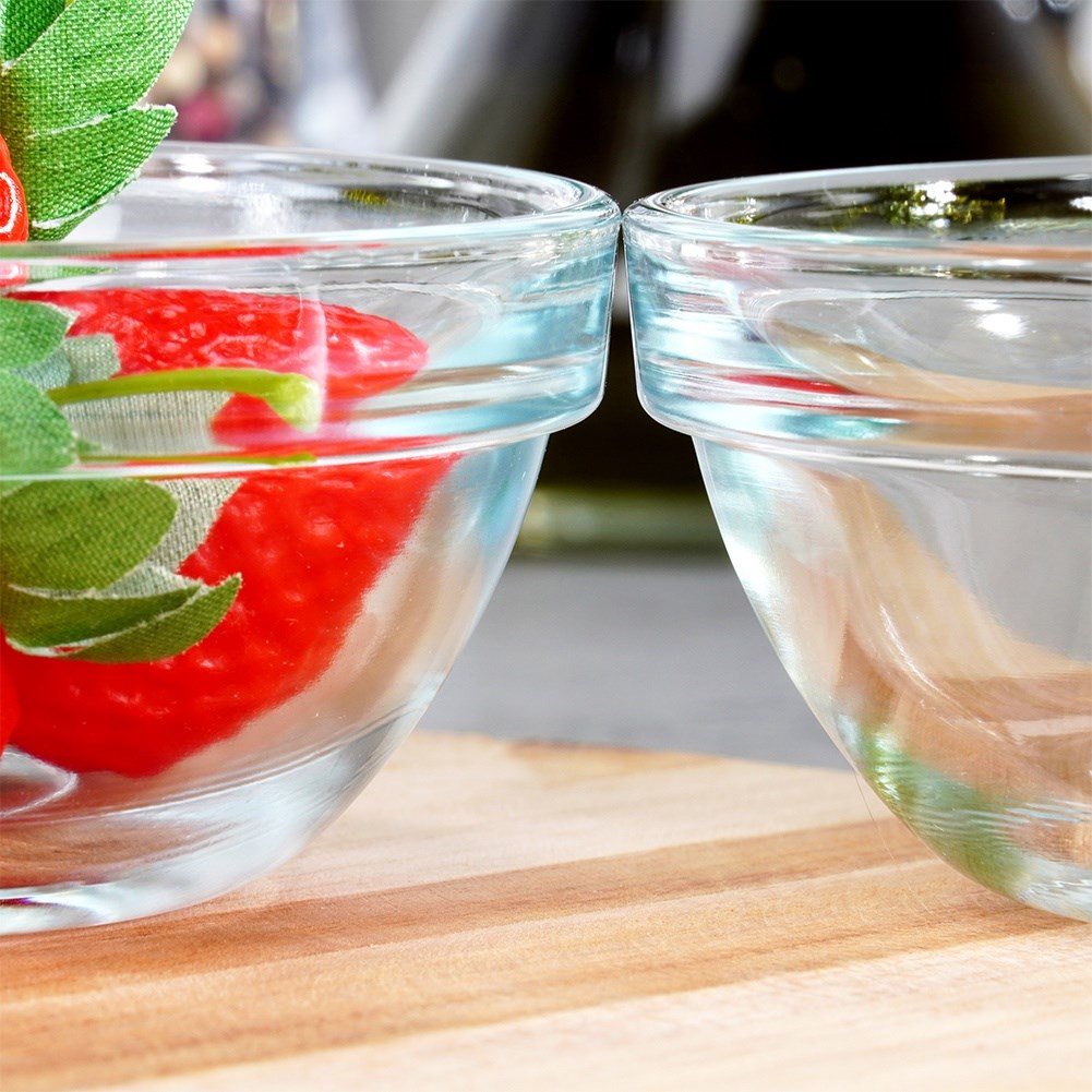 Glass bowls 10.5 cm, 200 ml 4 pcs.