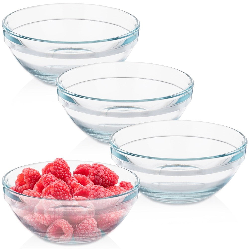 Glass bowls 12 cm, 275 ml 4 pcs.