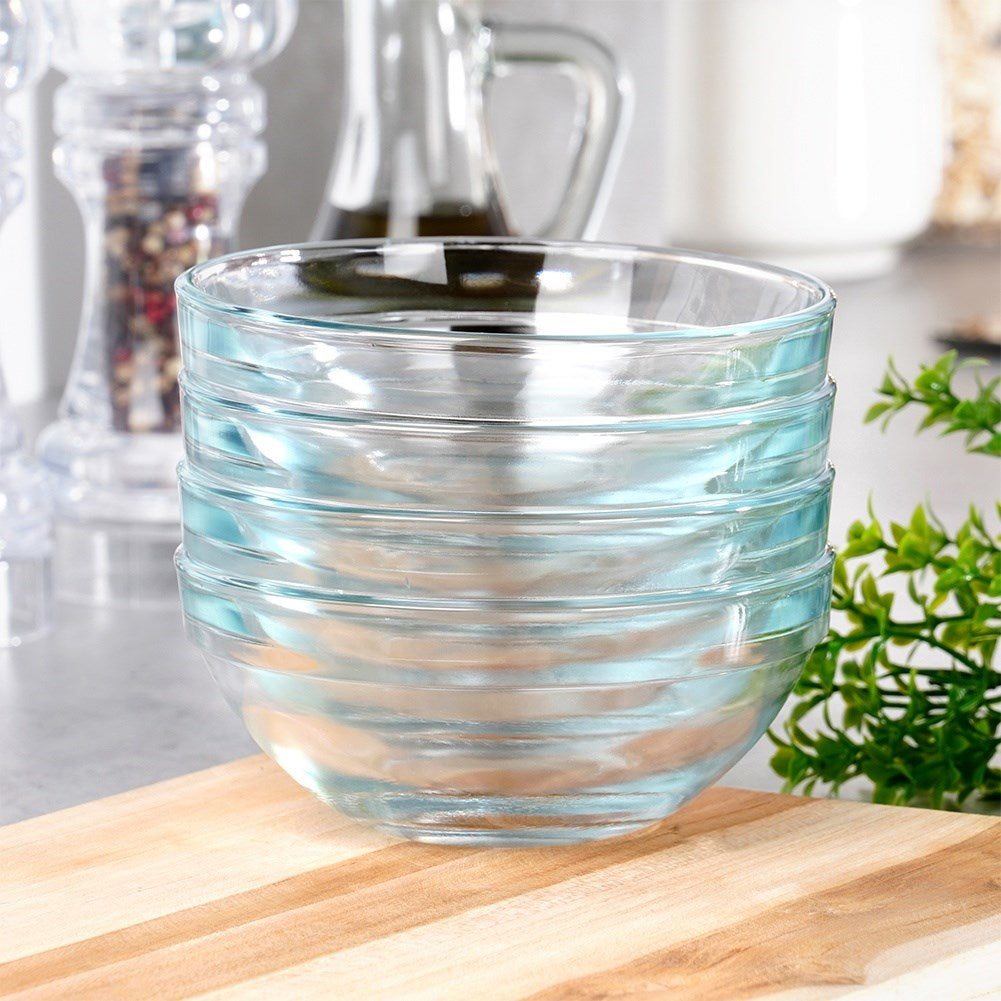 Glass bowls 12 cm, 275 ml 4 pcs.