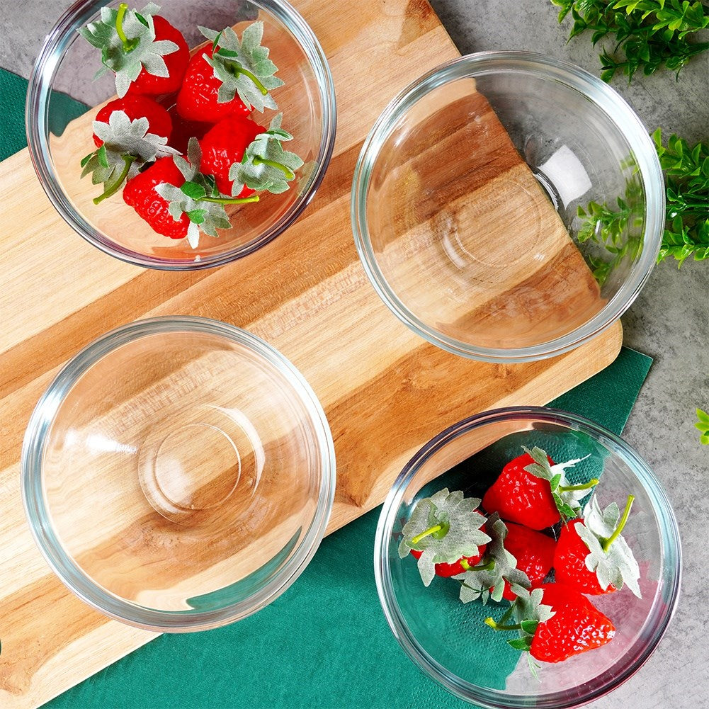 Glass bowls 12 cm, 275 ml 4 pcs.
