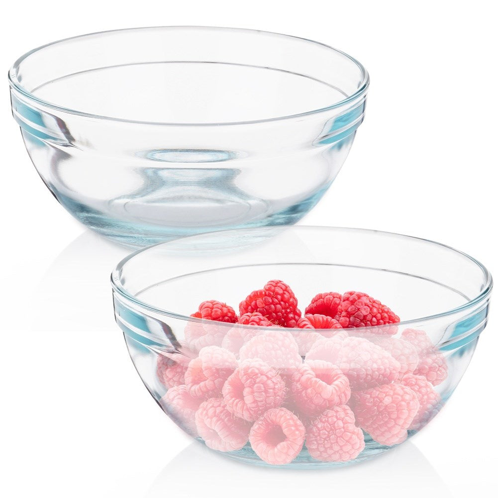 Glass bowls 14 cm, 500 ml 2 pcs.