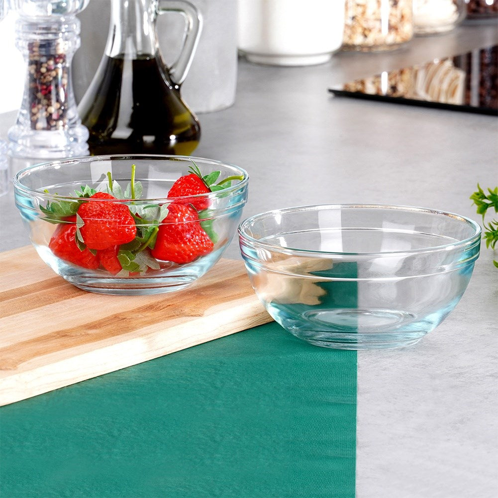 Glass bowls 14 cm, 500 ml 2 pcs.