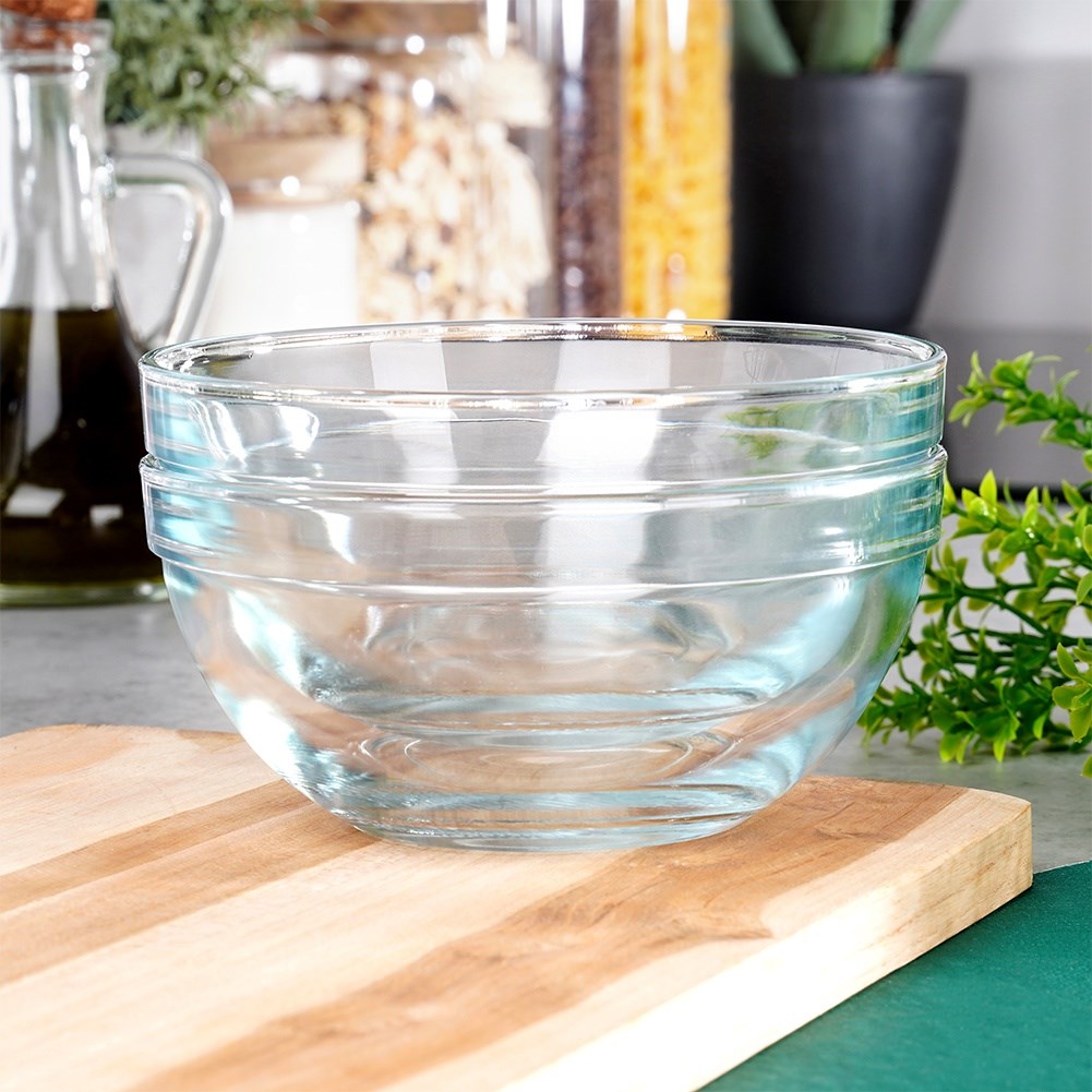 Glass bowls 14 cm, 500 ml 2 pcs.