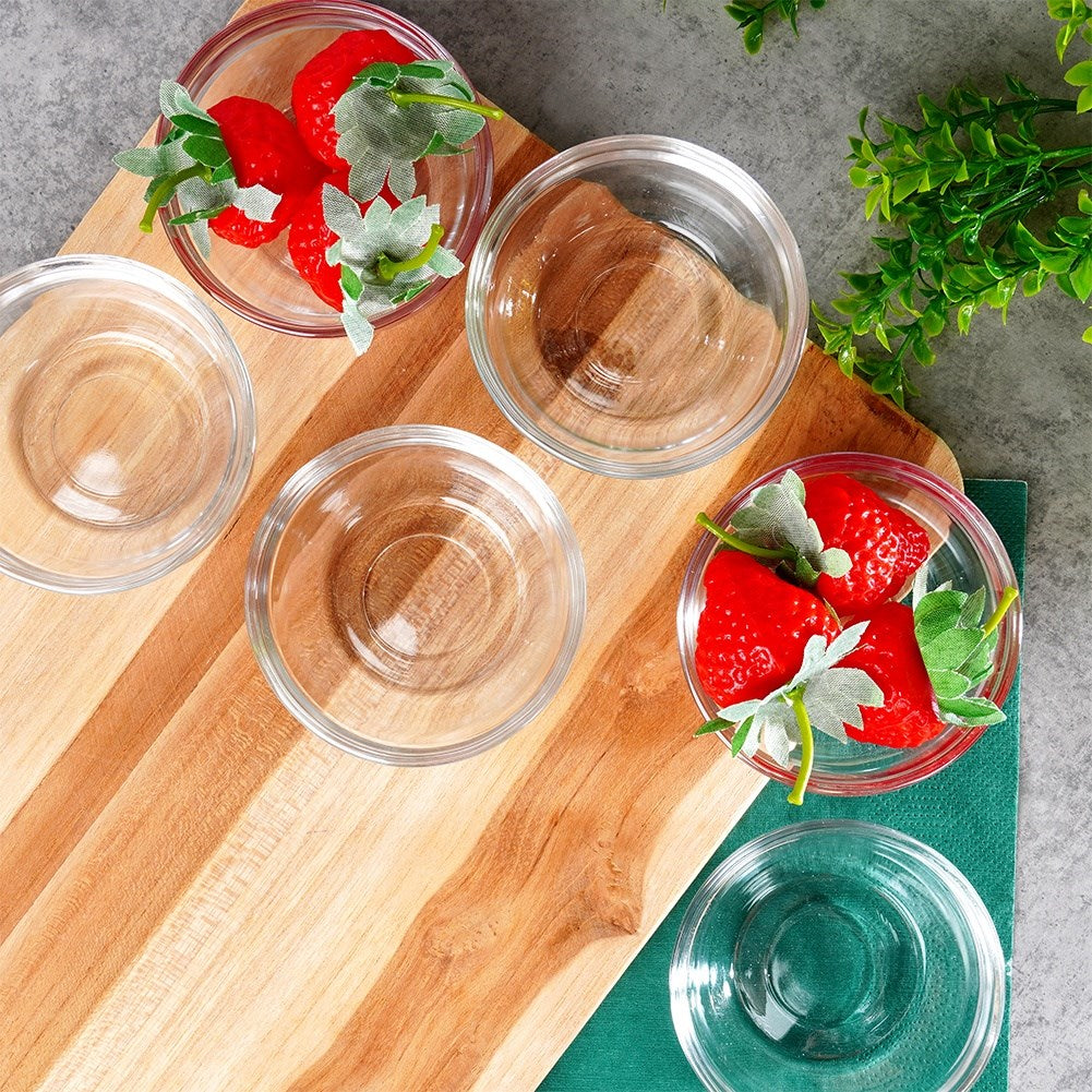 Glass bowls 7.5 cm, 80 ml 6 pcs.