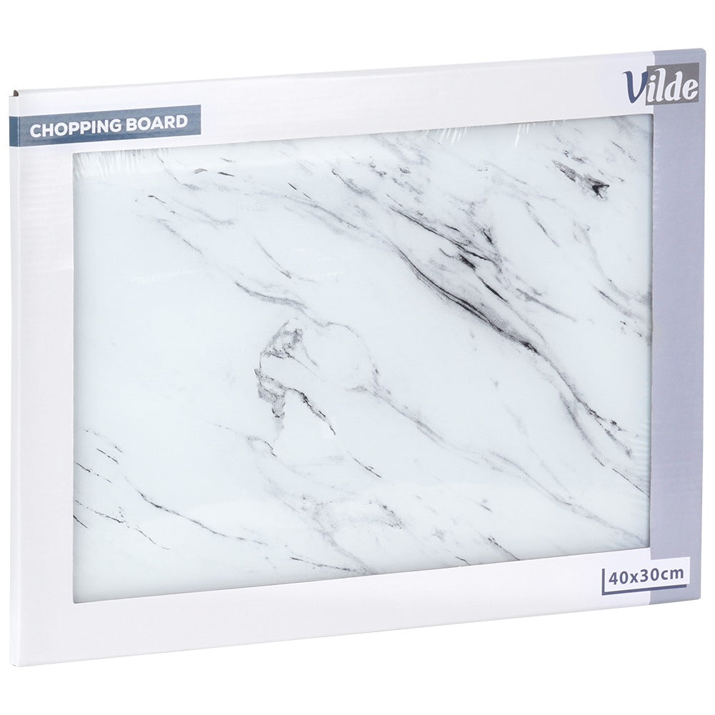 Glass chopping board 40x30 cm