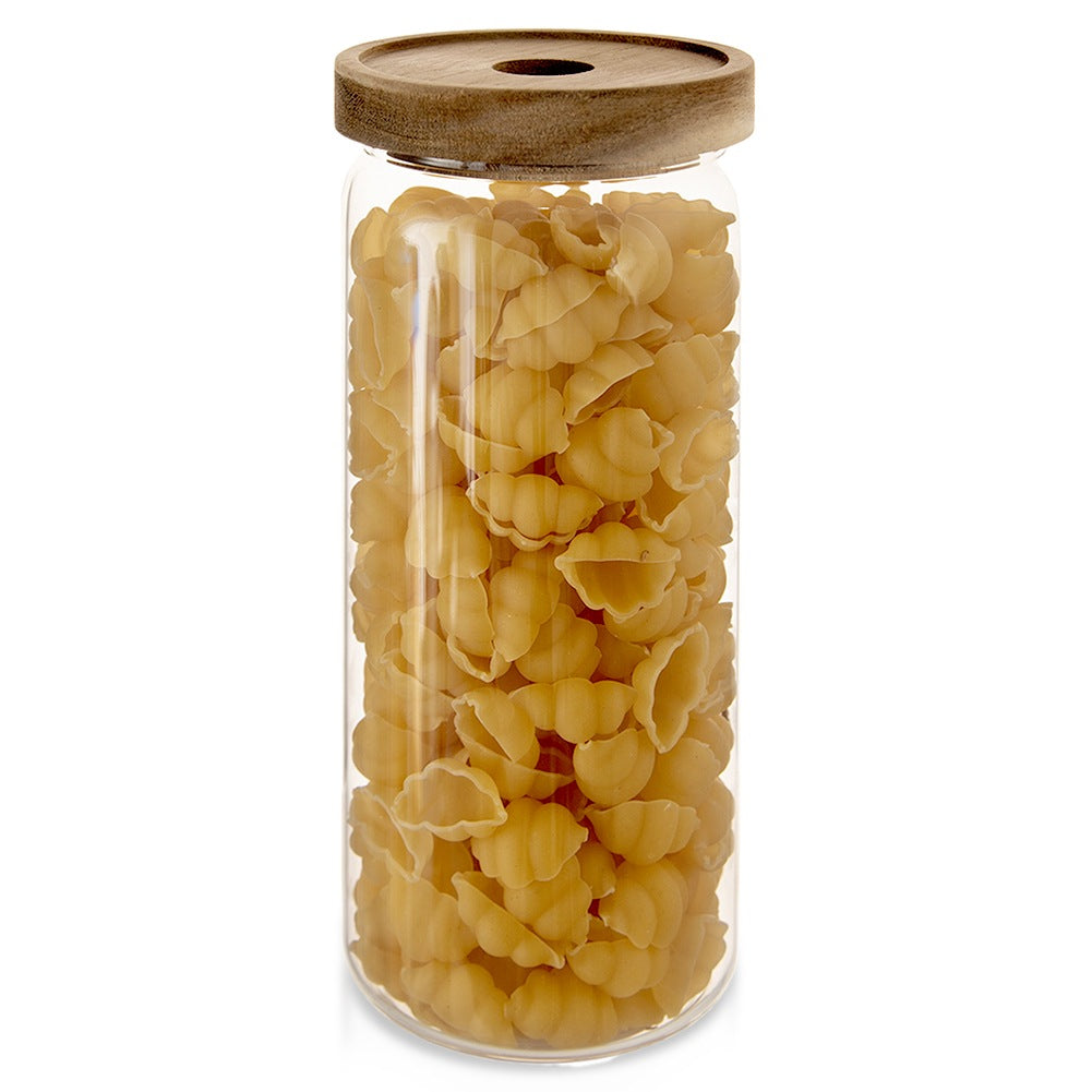Glass container for loose products with lid and seal 1.6 l
