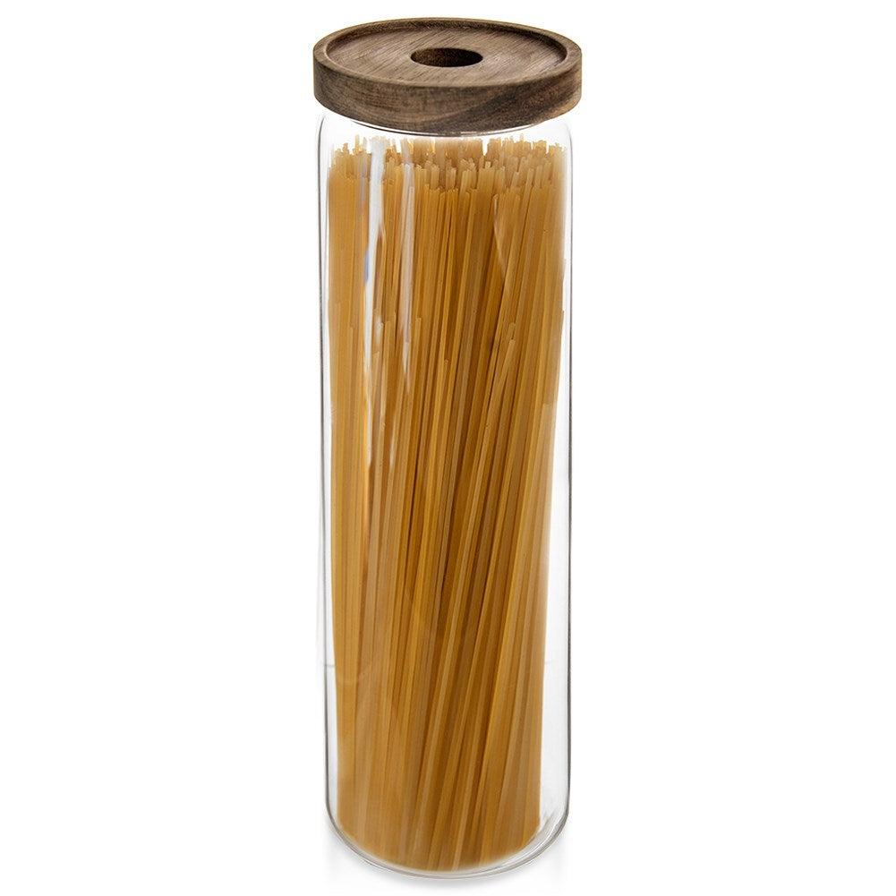Glass container for loose products with lid and seal 1.85 l