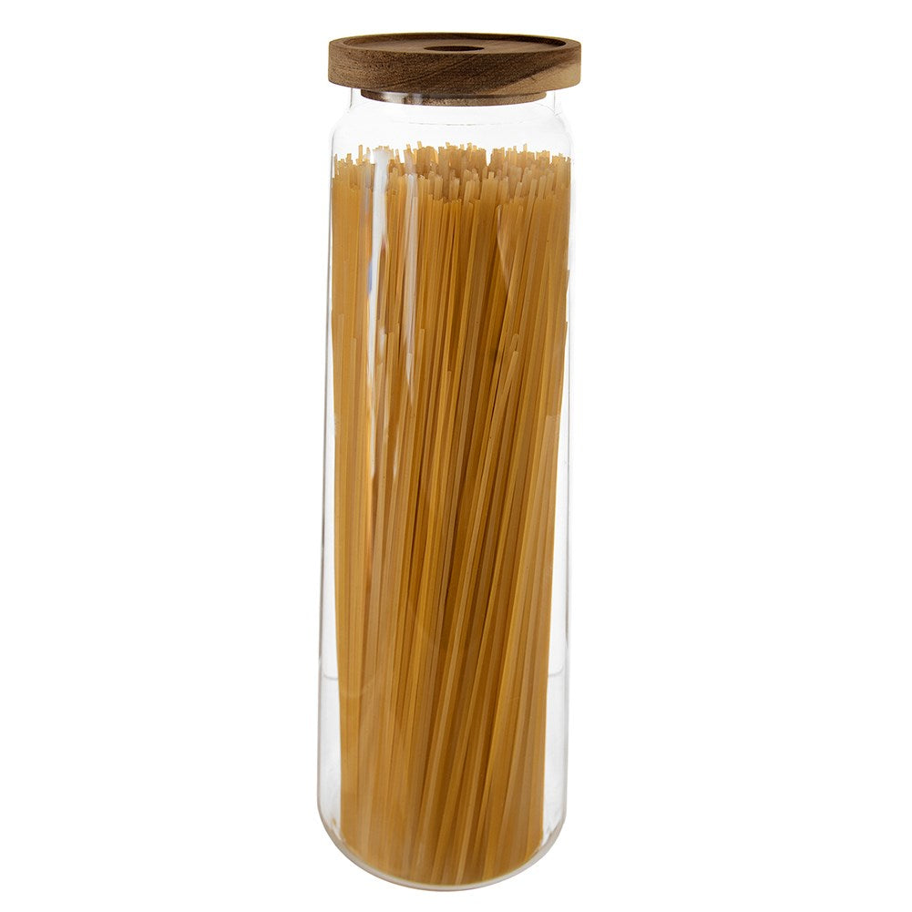 Glass container for loose products with lid and seal 1.85 l