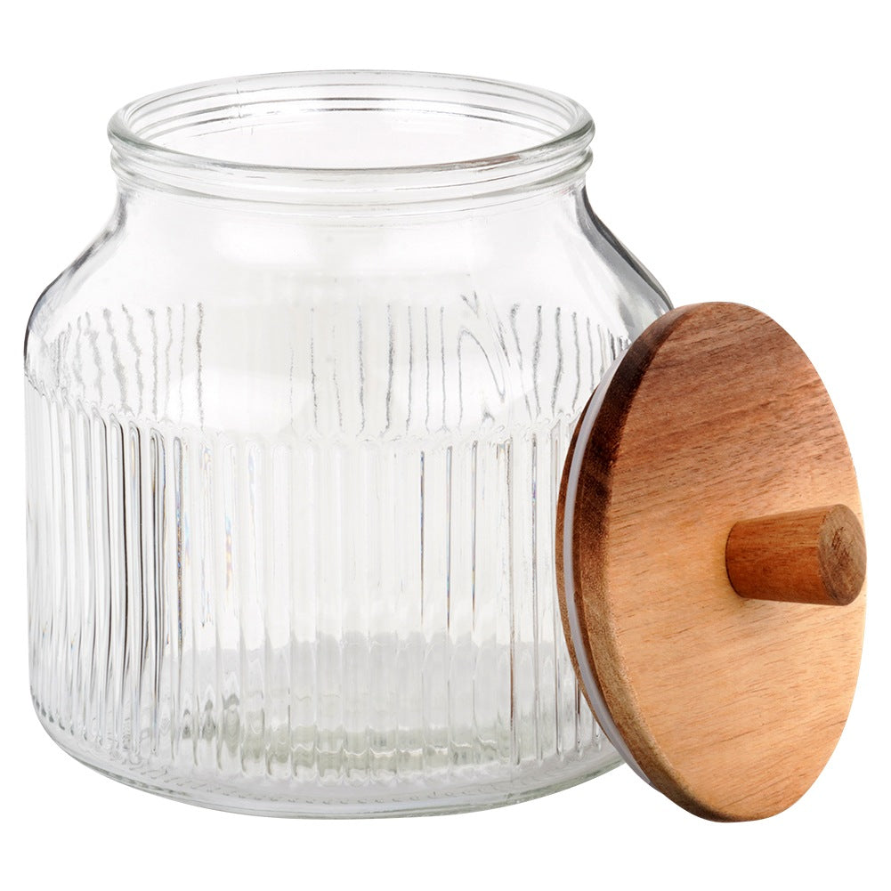 Glass container for loose products with lid and seal 2.2 l