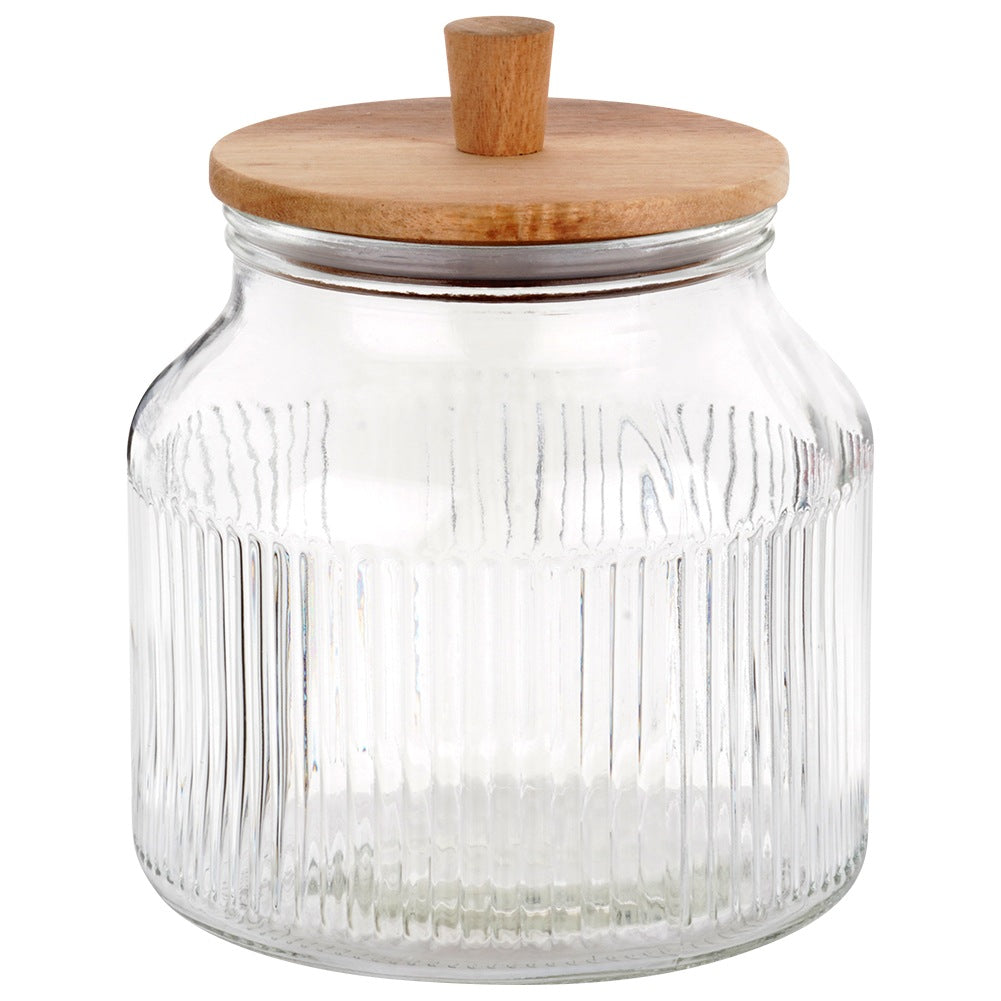 Glass container for loose products with lid and seal 2.2 l