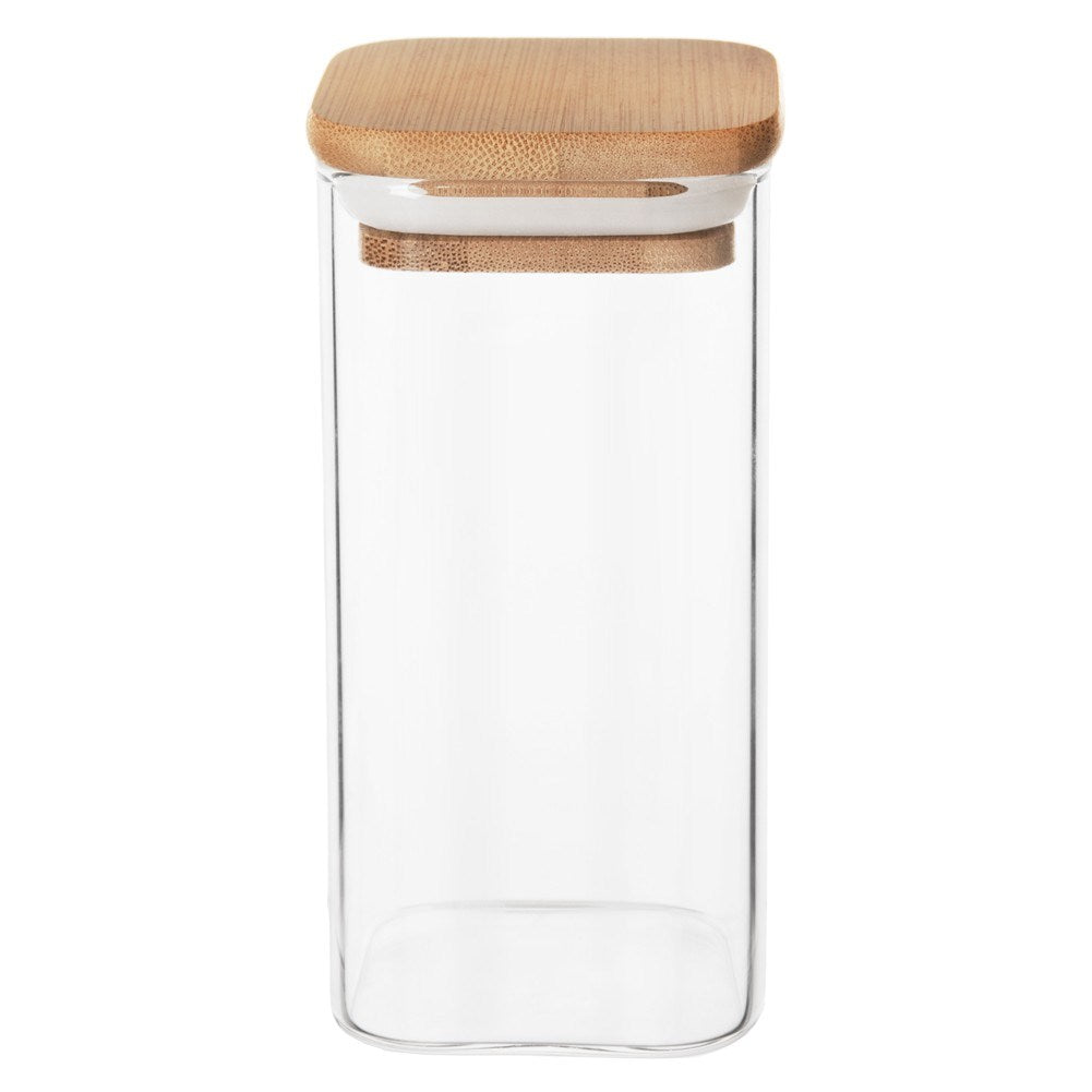 Glass container for loose products with lid and seal 320 ml