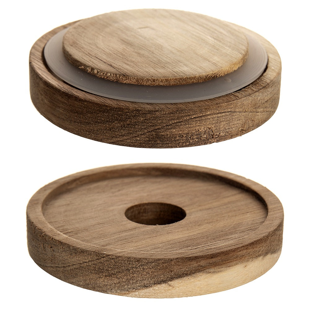 Glass container for loose products with lid and seal 730 ml