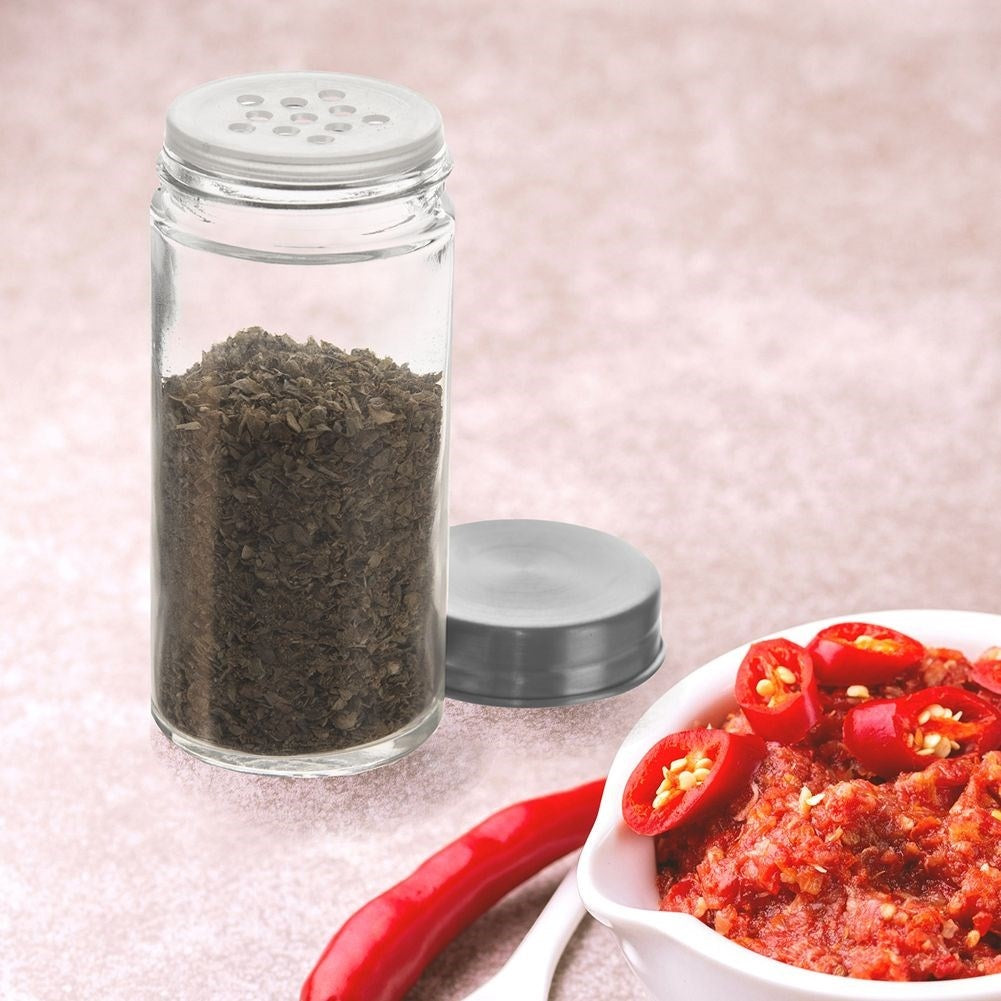 Glass container for spices 100 ml with dispenser