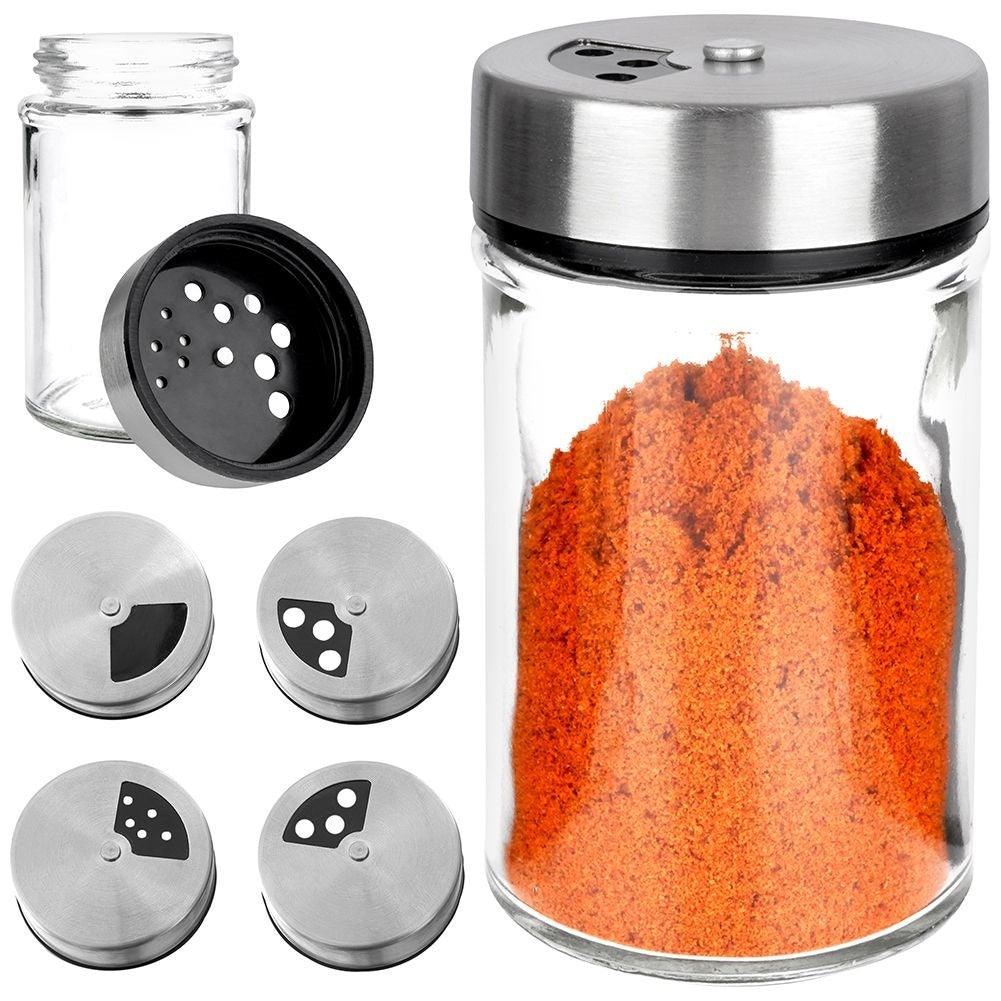 Glass container for spices with dosage - 100 ml