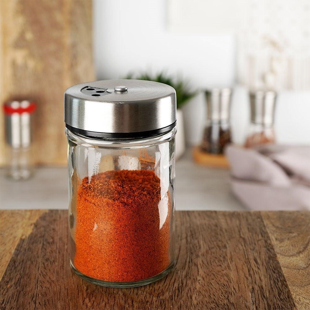 Glass container for spices with dosage - 100 ml