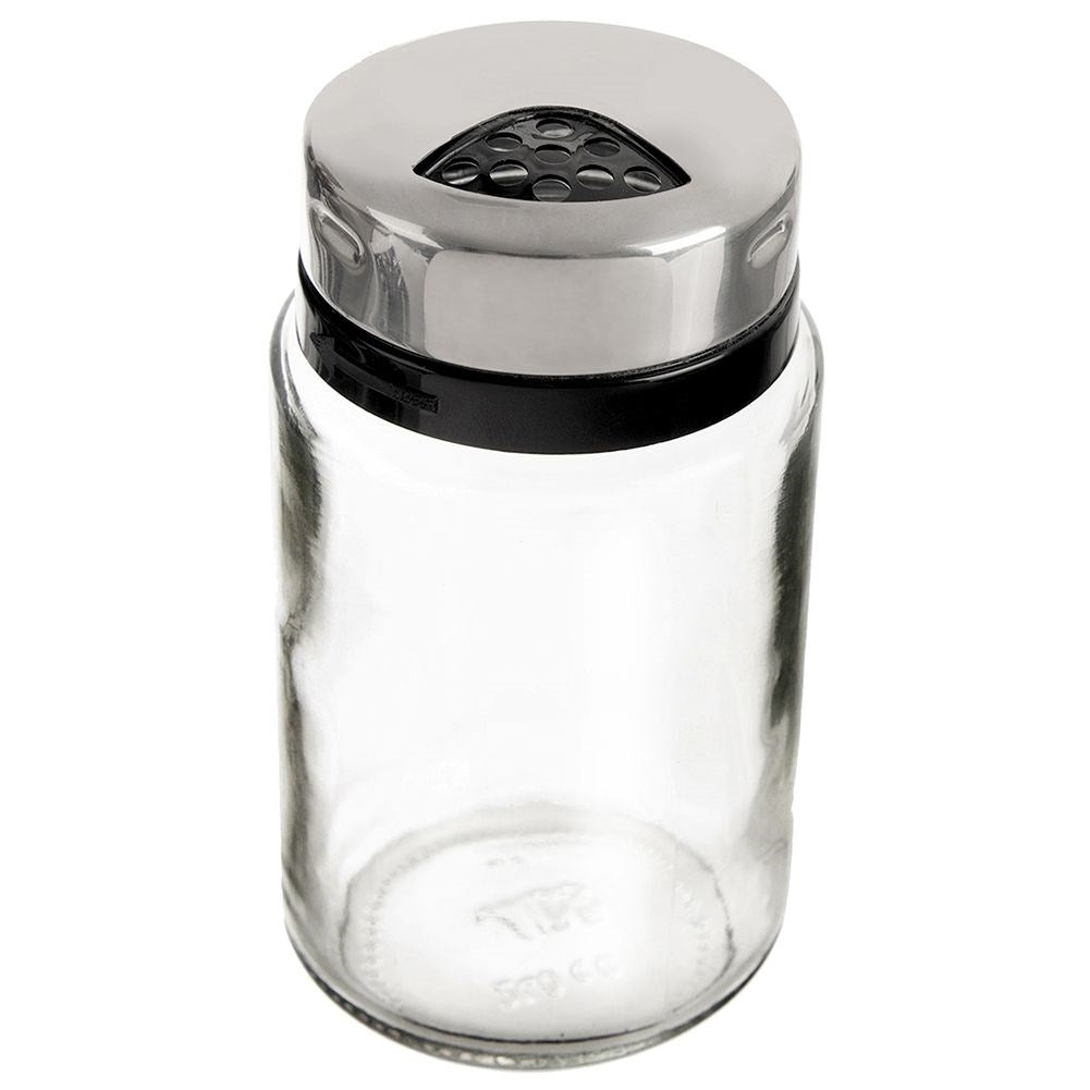 Glass container for spices with dosage, 220 ml, dishwasher safe