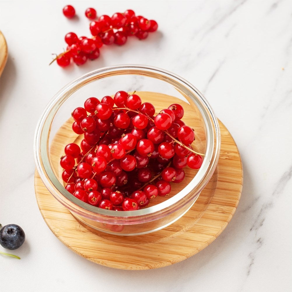 Glass container with Bamboo lid - Storage, Dishwasher & Microwave