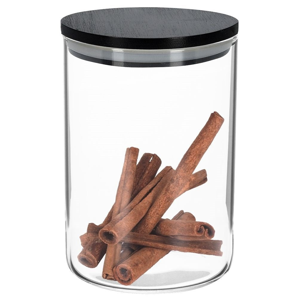Glass container with bamboo lid - Food storage
