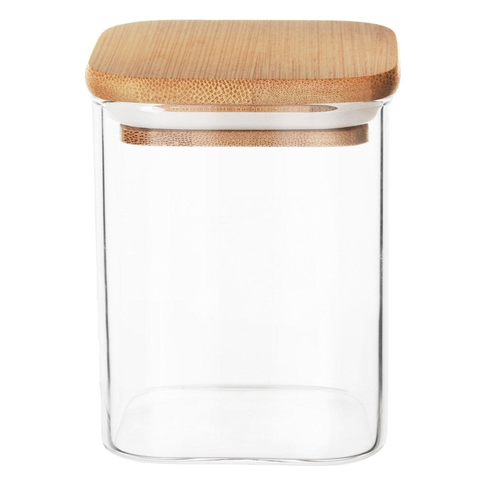 Glass container with bamboo lid - Keep food fresh longer