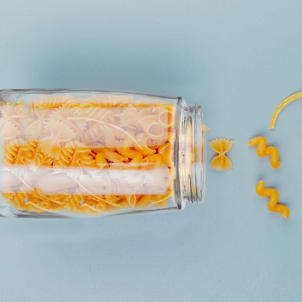 Glass container with lid - food storage