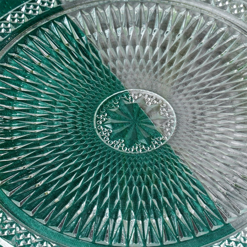 Glass dessert plate 18 cm